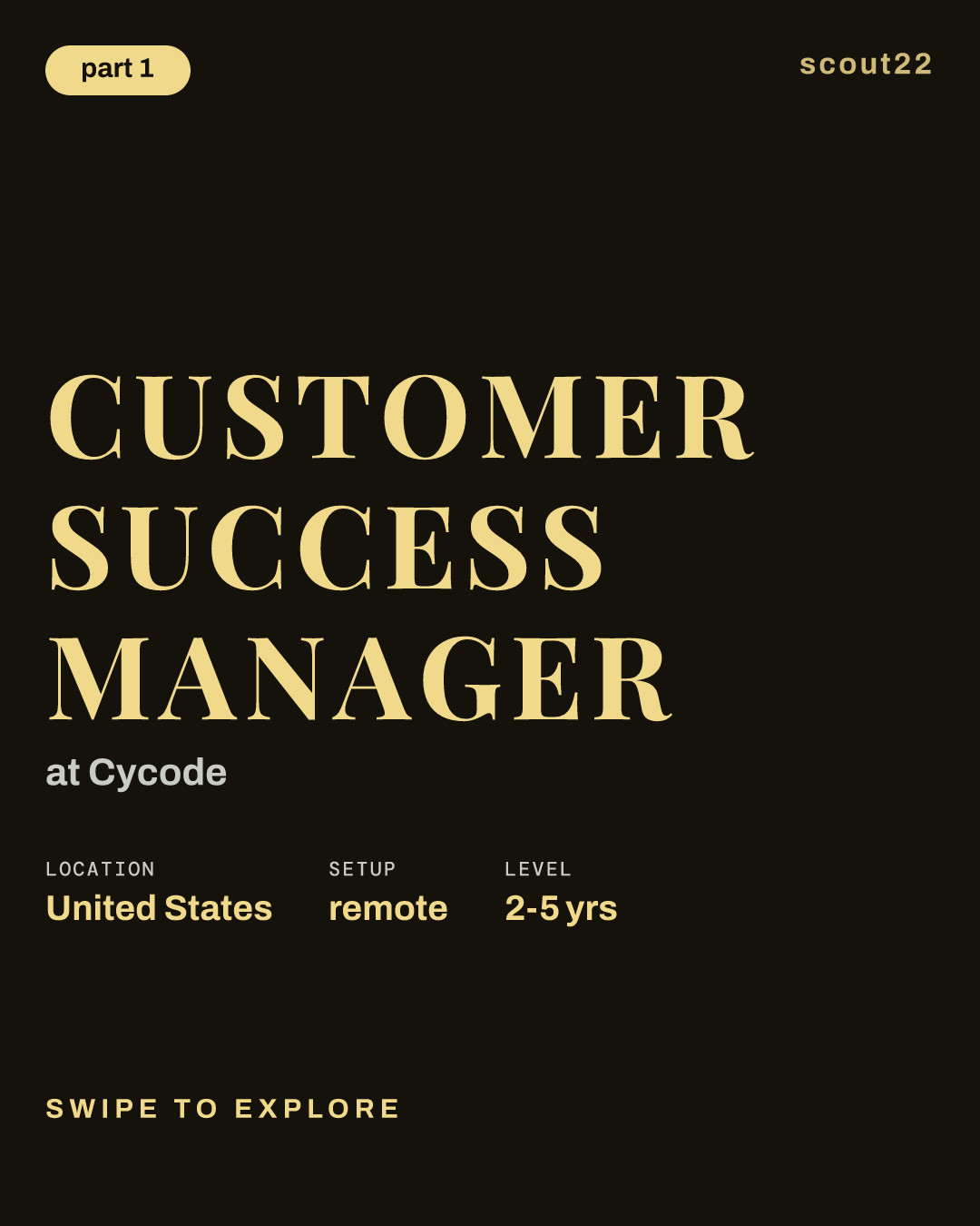 Customer Success Manager at Cycode