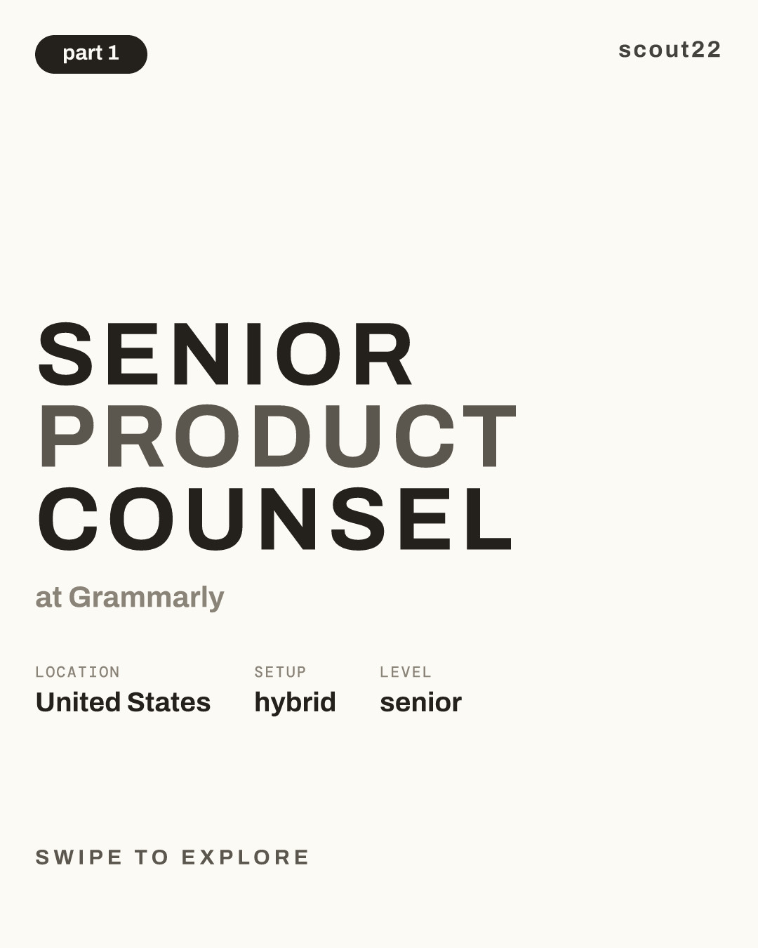 Senior Product Counsel at Grammarly
