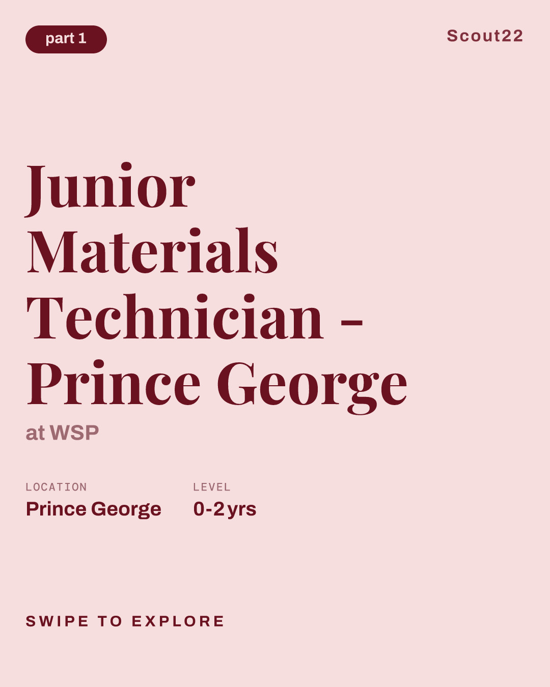 Junior Materials Technician - Prince George at WSP
