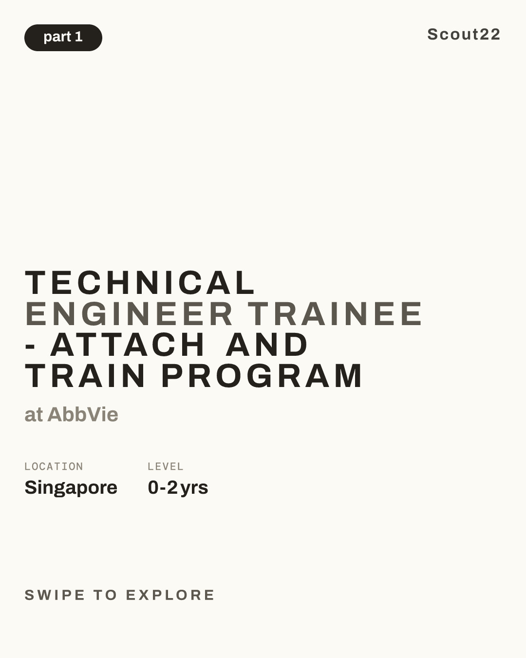 Technical Engineer Trainee - Attach and Train Program at AbbVie
