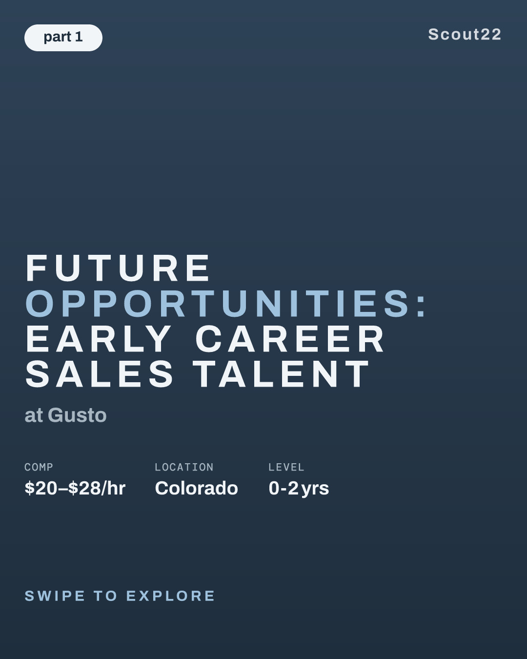 Future Opportunities: Early Career Sales Talent at Gusto