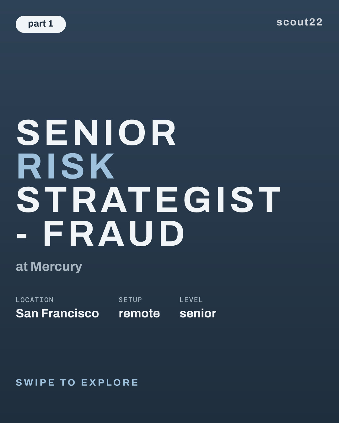 Senior Risk Strategist - Fraud at Mercury