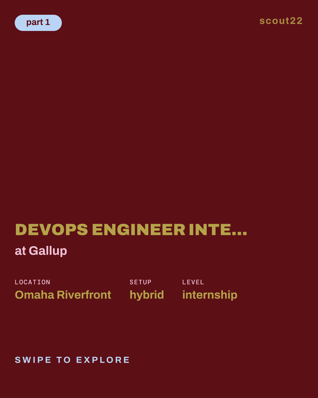 DevOps Engineer Intern — Summer 2027 at Gallup