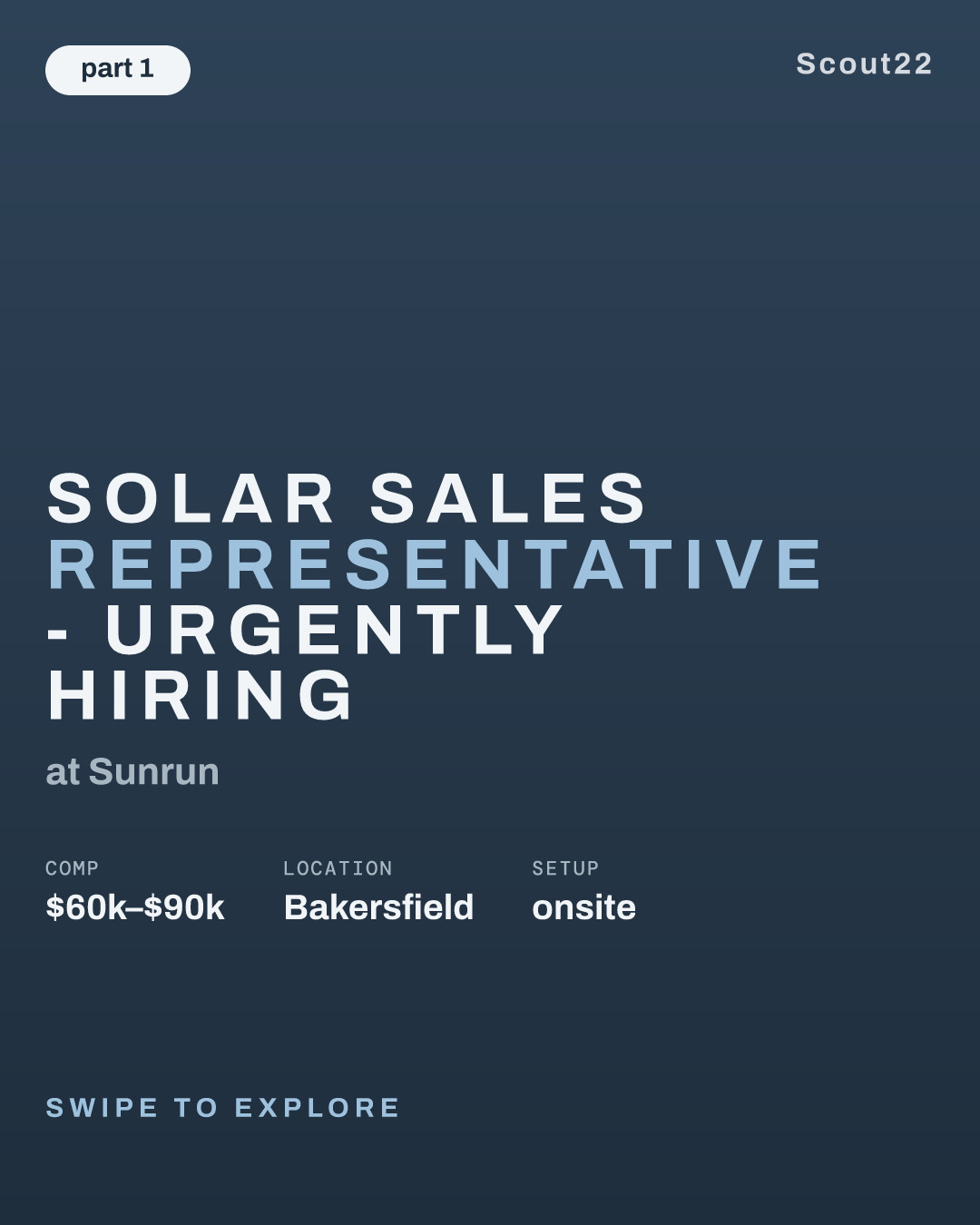 Solar Sales Representative - Urgently Hiring at Sunrun