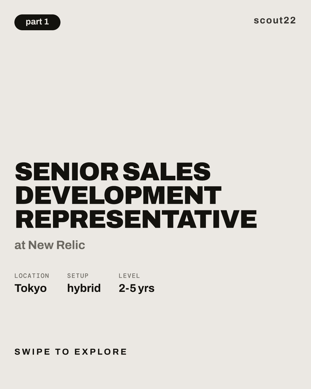 Senior Sales Development Representative at New Relic