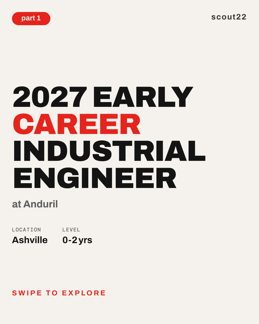 2027 Early Career Industrial Engineer at Anduril