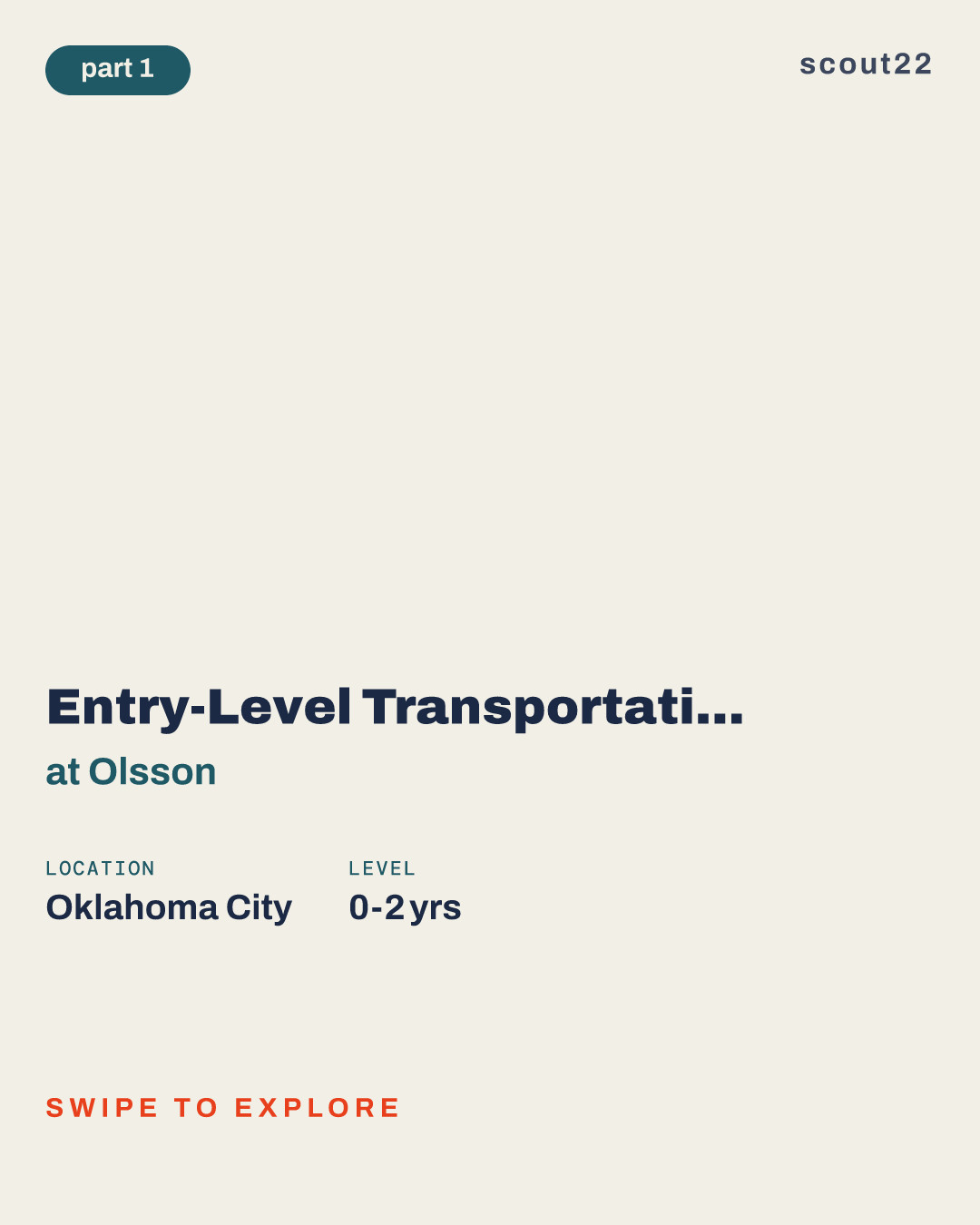 Entry-Level Transportation Engineer - Traffic Technology at Olsson