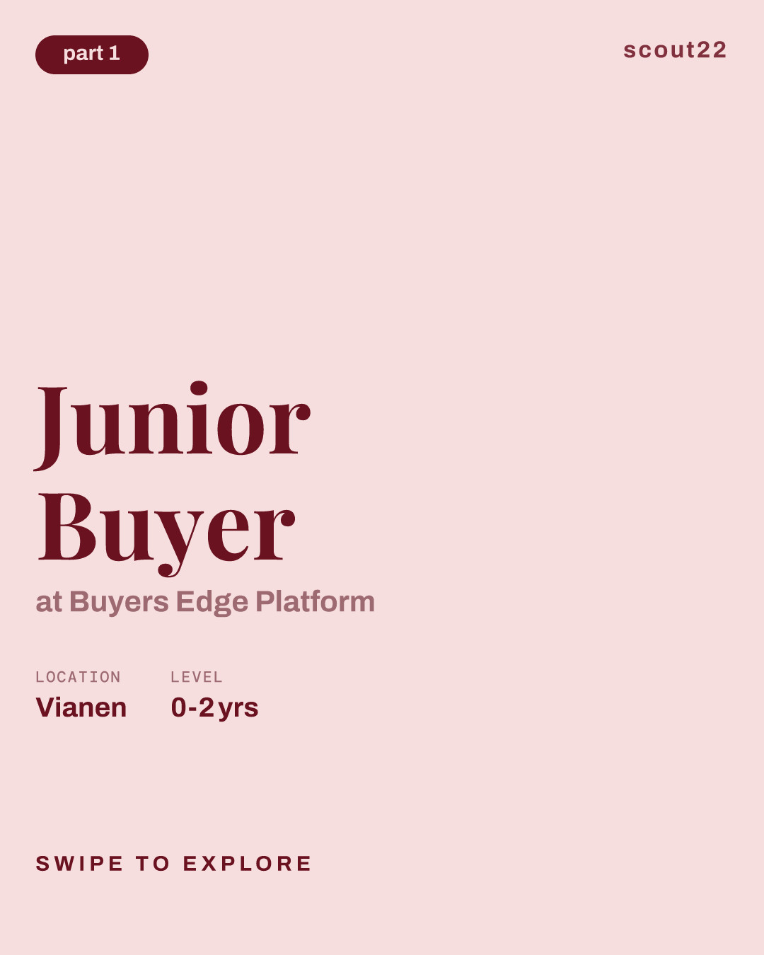 Junior Buyer at Buyers Edge Platform