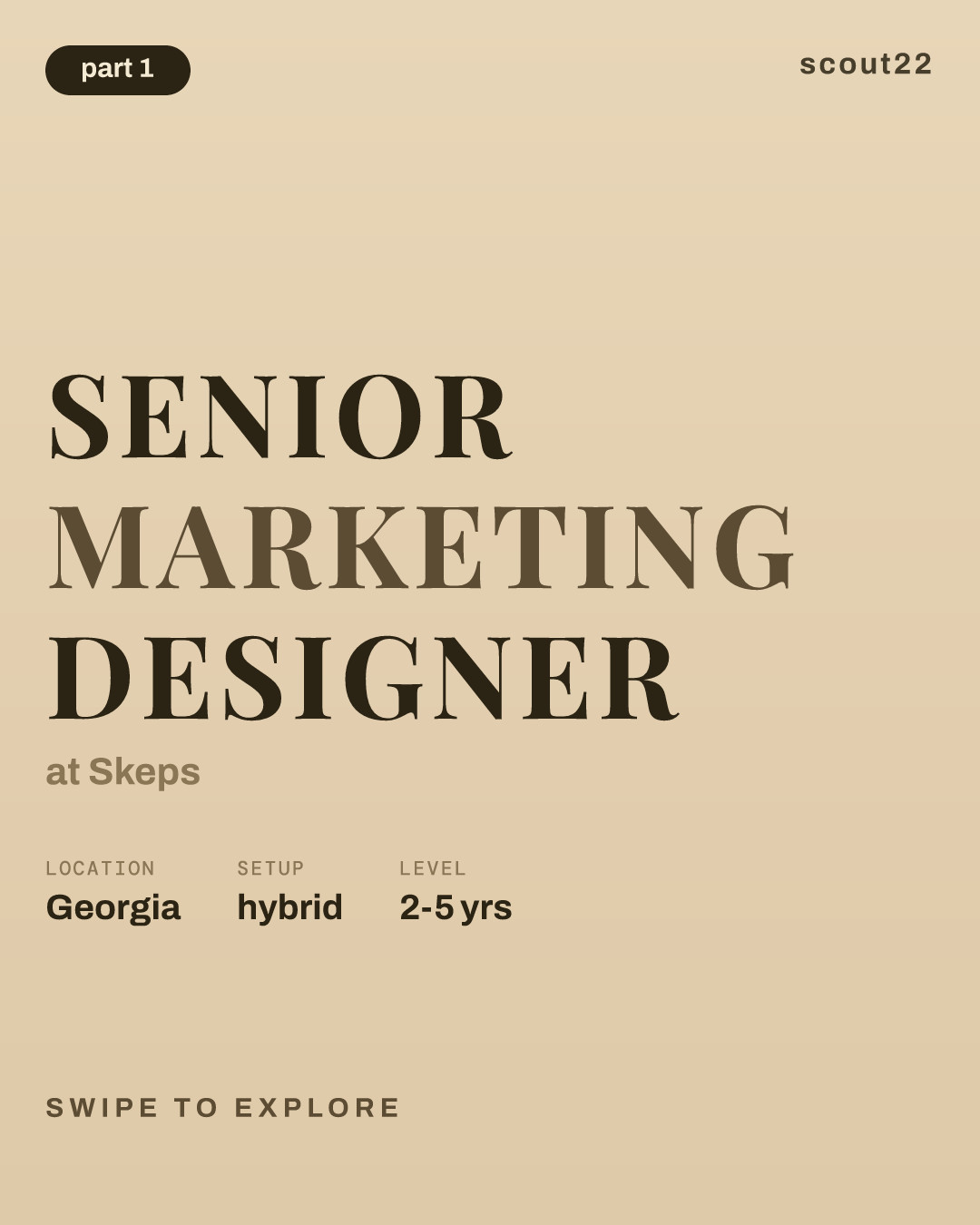 Senior Marketing Designer at Skeps