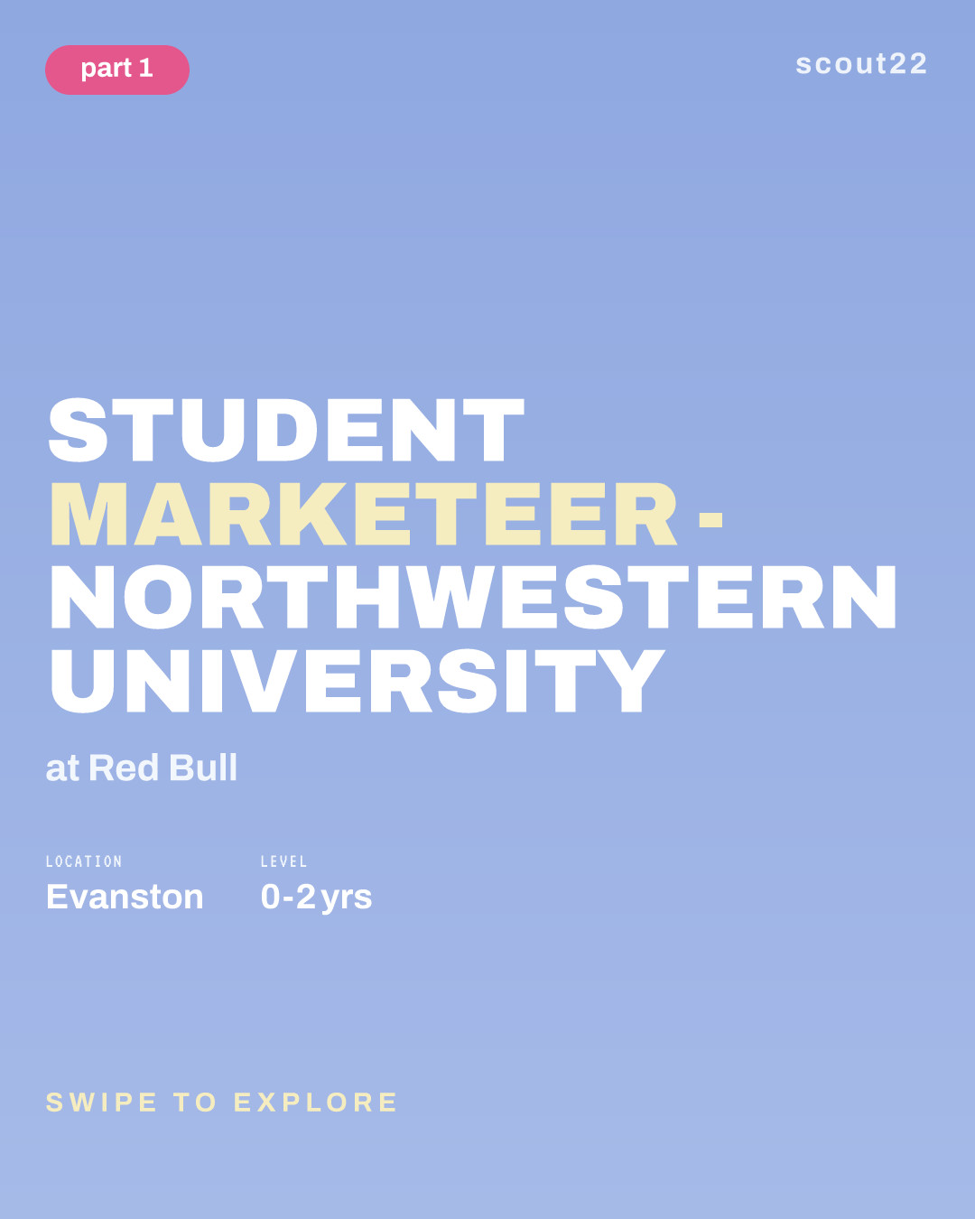 Student Marketeer - Northwestern University at Red Bull