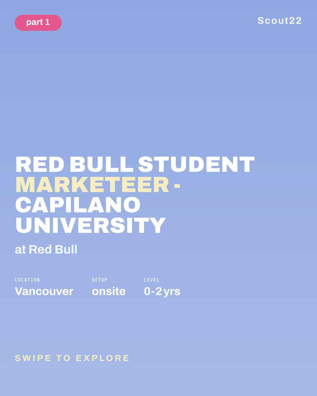 Red Bull Student Marketeer - Capilano University at Red Bull