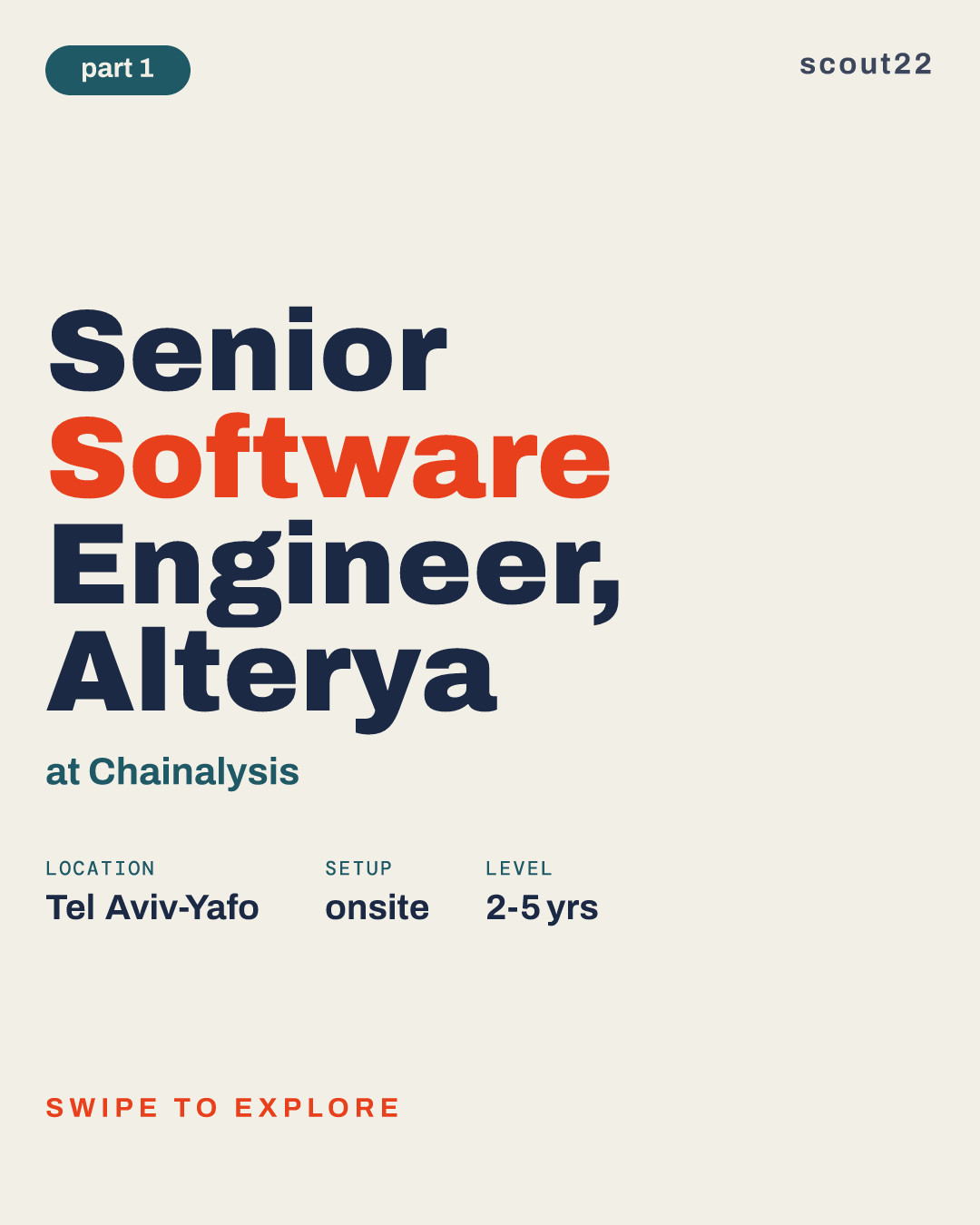 Senior Software Engineer, Alterya at Chainalysis