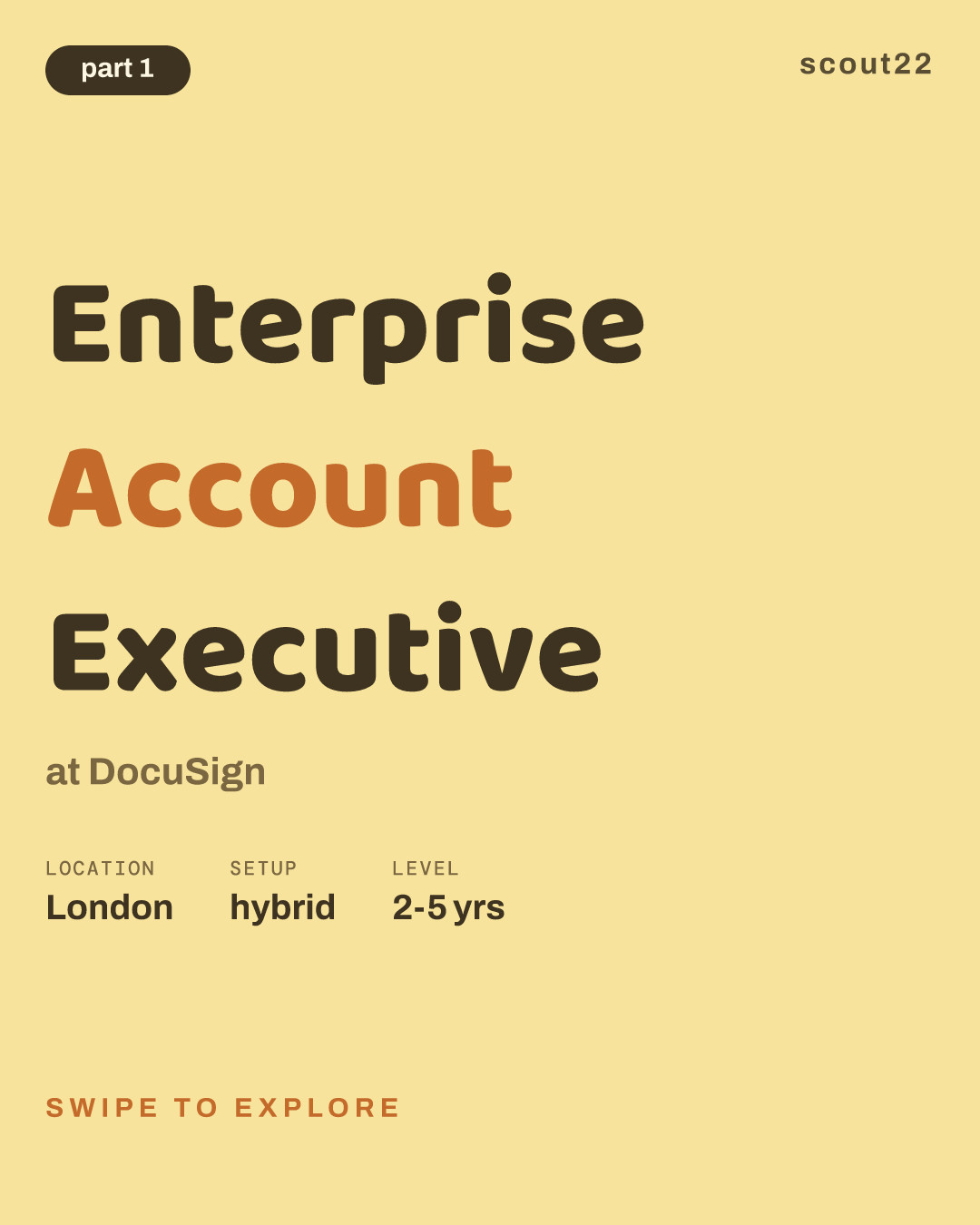 Enterprise Account Executive at DocuSign