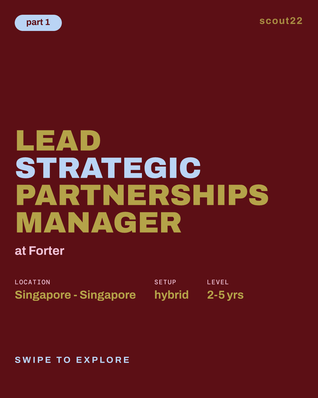 Lead Strategic Partnerships Manager at Forter