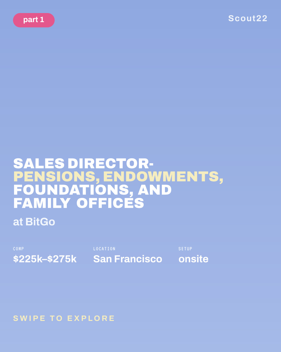 Sales Director- Pensions, Endowments, Foundations, and Family Offices at BitGo