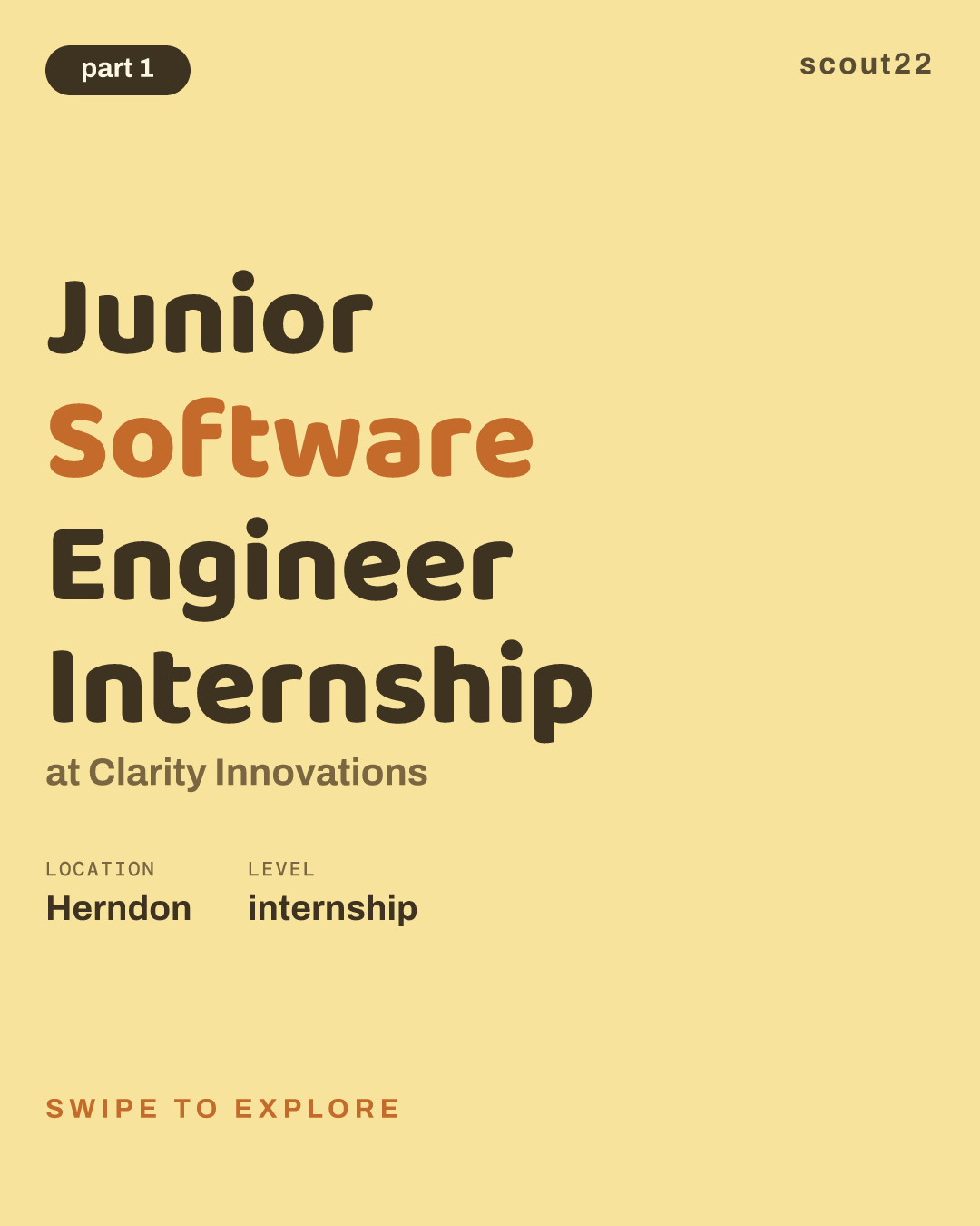Junior Software Engineer Internship at Clarity Innovations