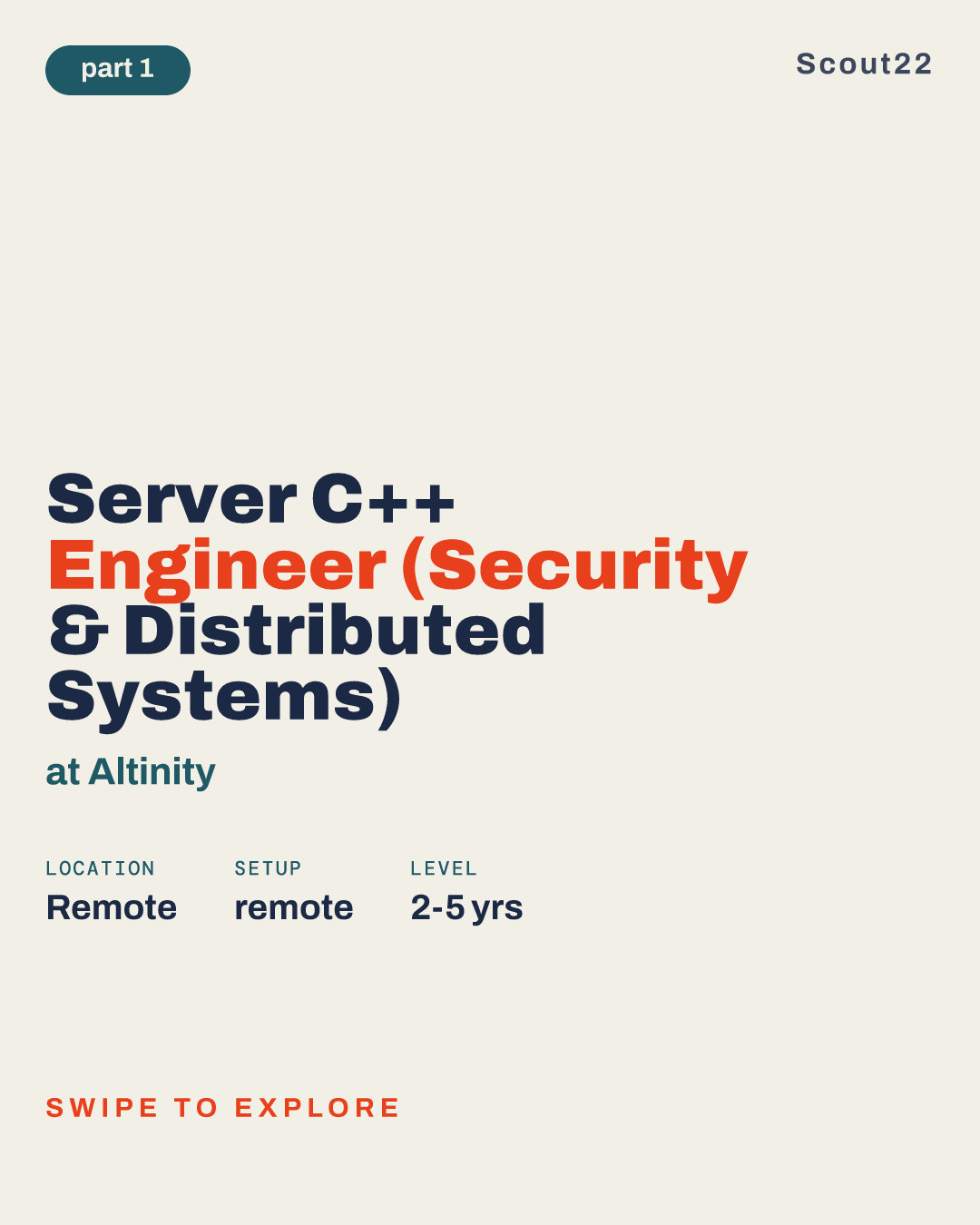 Server C++ Engineer (Security & Distributed Systems) at Altinity