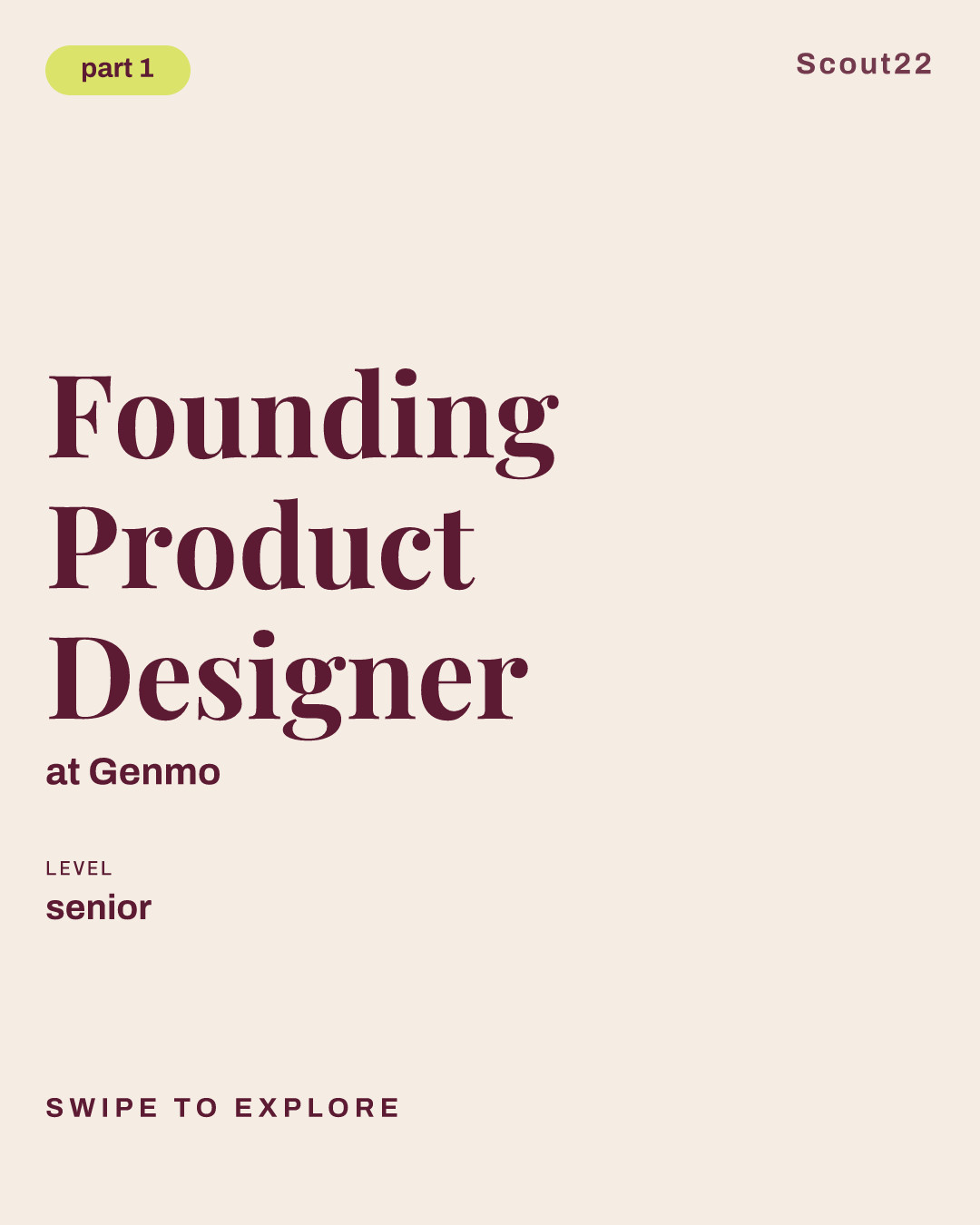 Founding Product Designer at Genmo