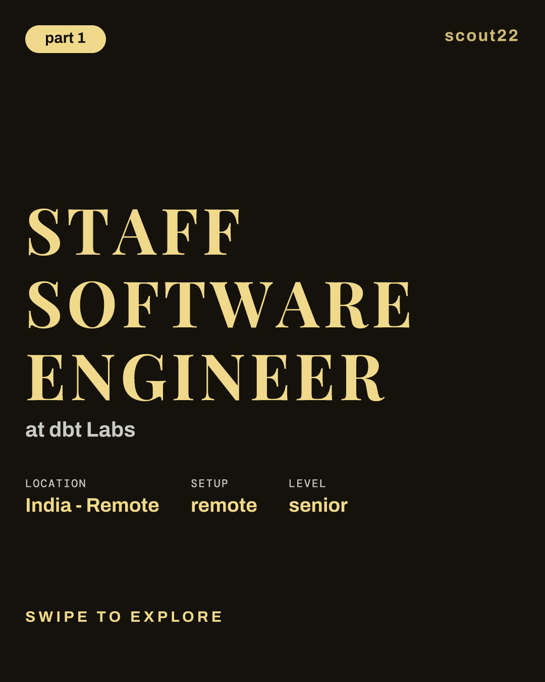 Staff Software Engineer at dbt Labs