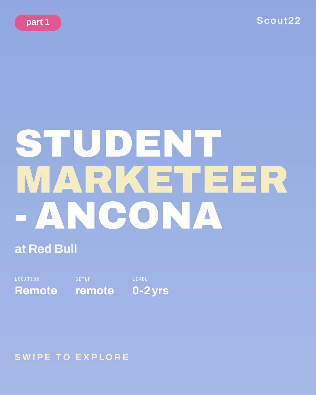 STUDENT MARKETEER - Ancona at Red Bull