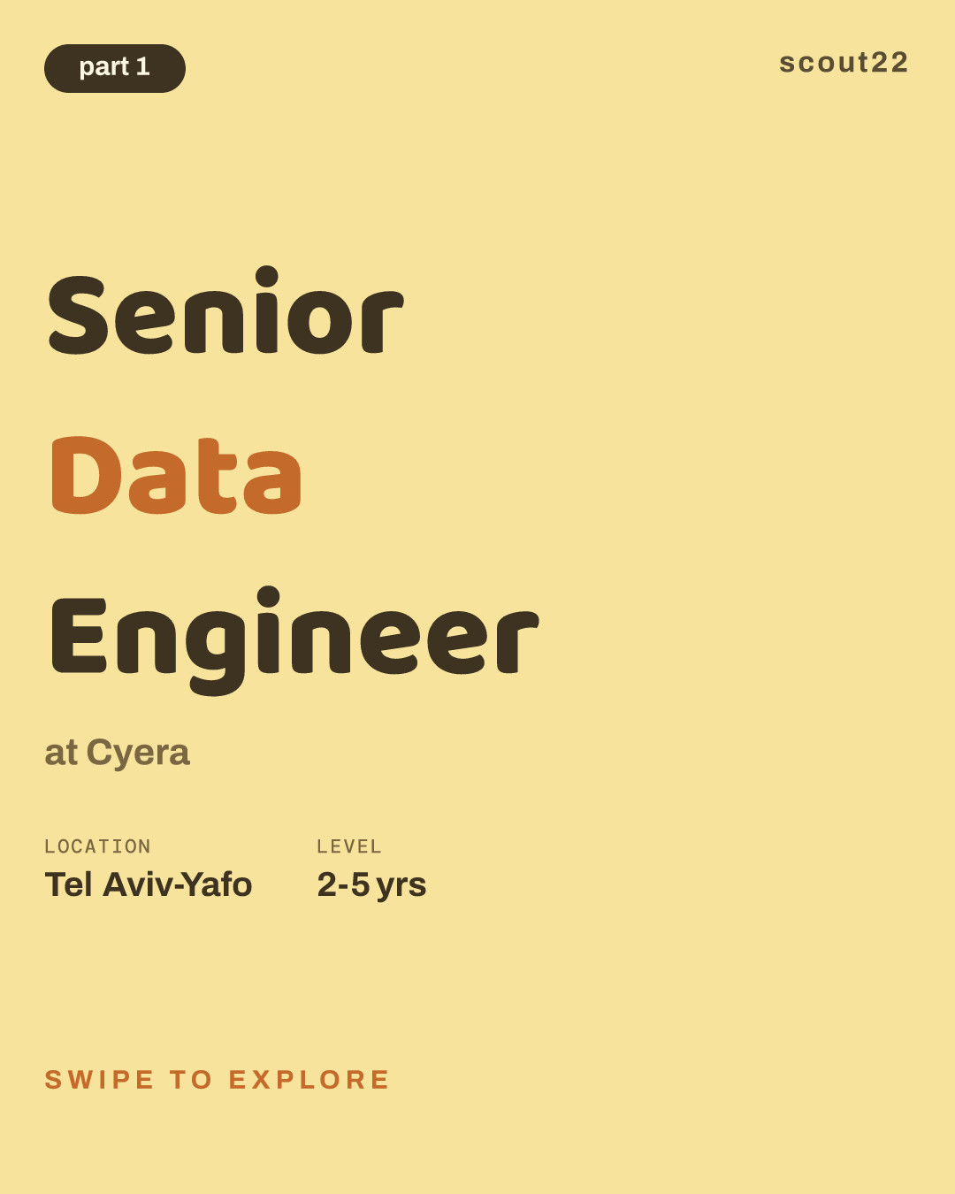 Senior Data Engineer at Cyera