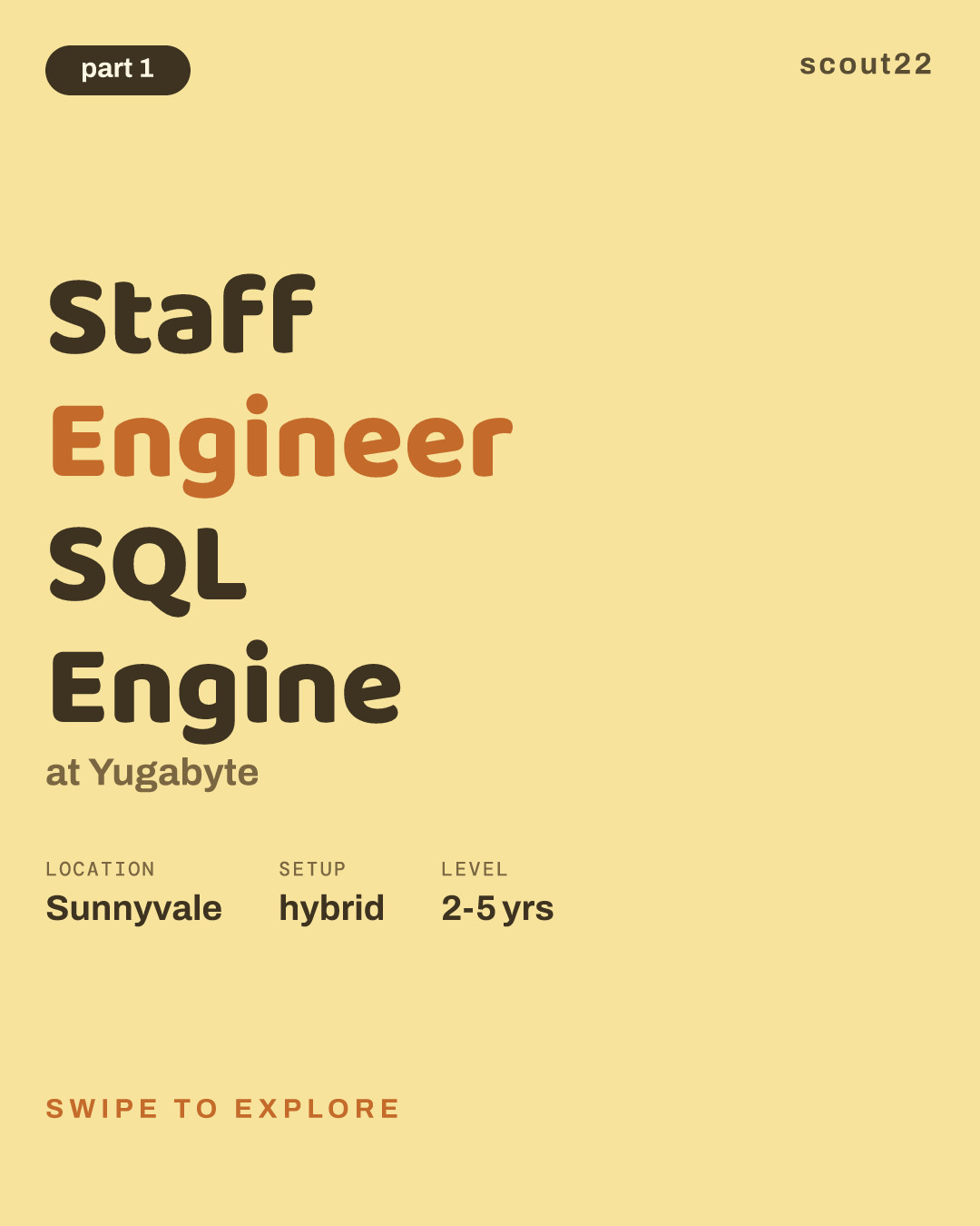 Staff Engineer SQL Engine at Yugabyte
