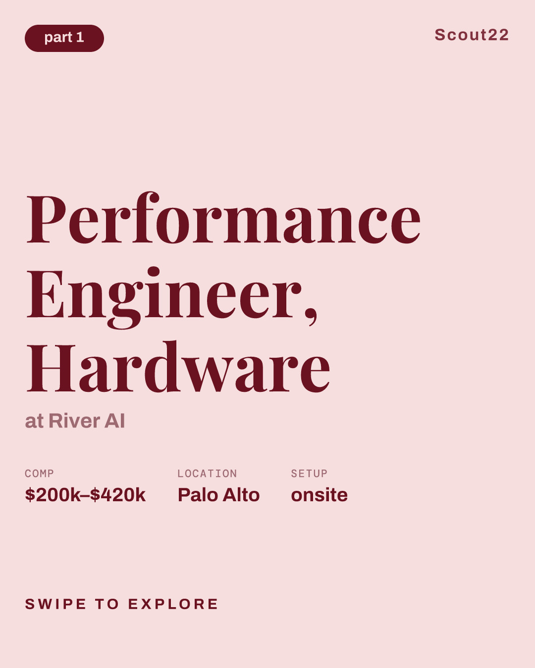 Performance Engineer, Hardware at River AI