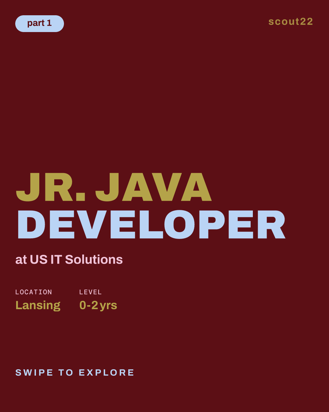 Jr. Java Developer at US IT Solutions