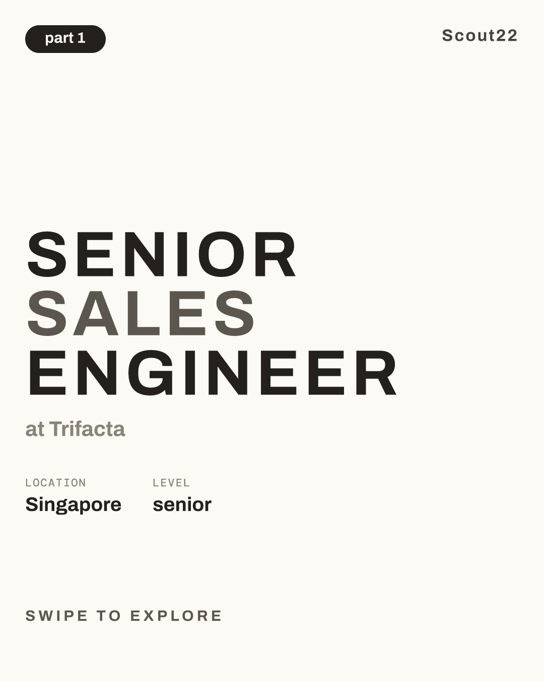 Senior Sales Engineer at Trifacta