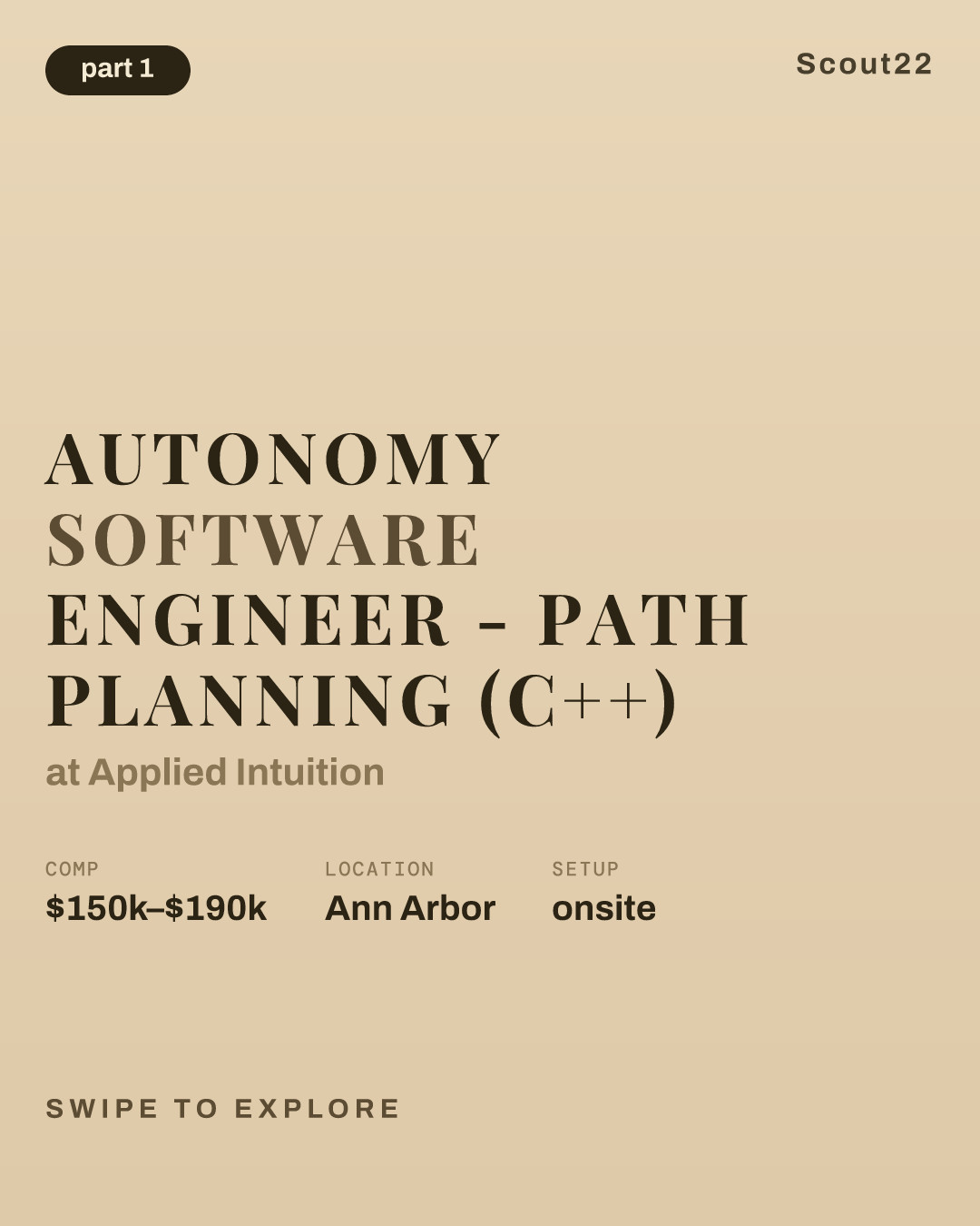 Autonomy Software Engineer - Path Planning (C++) at Applied Intuition