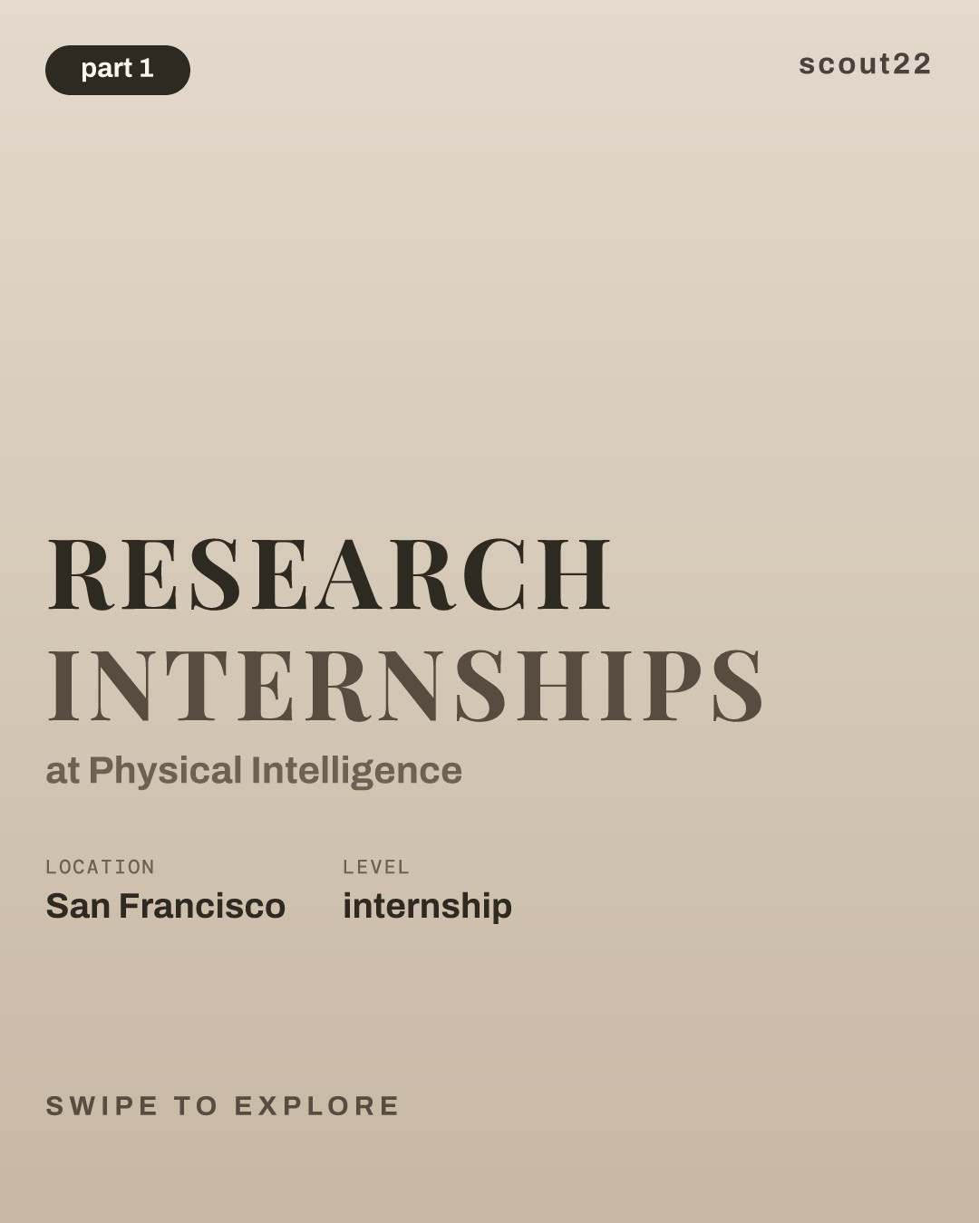 Research Internships at Physical Intelligence
