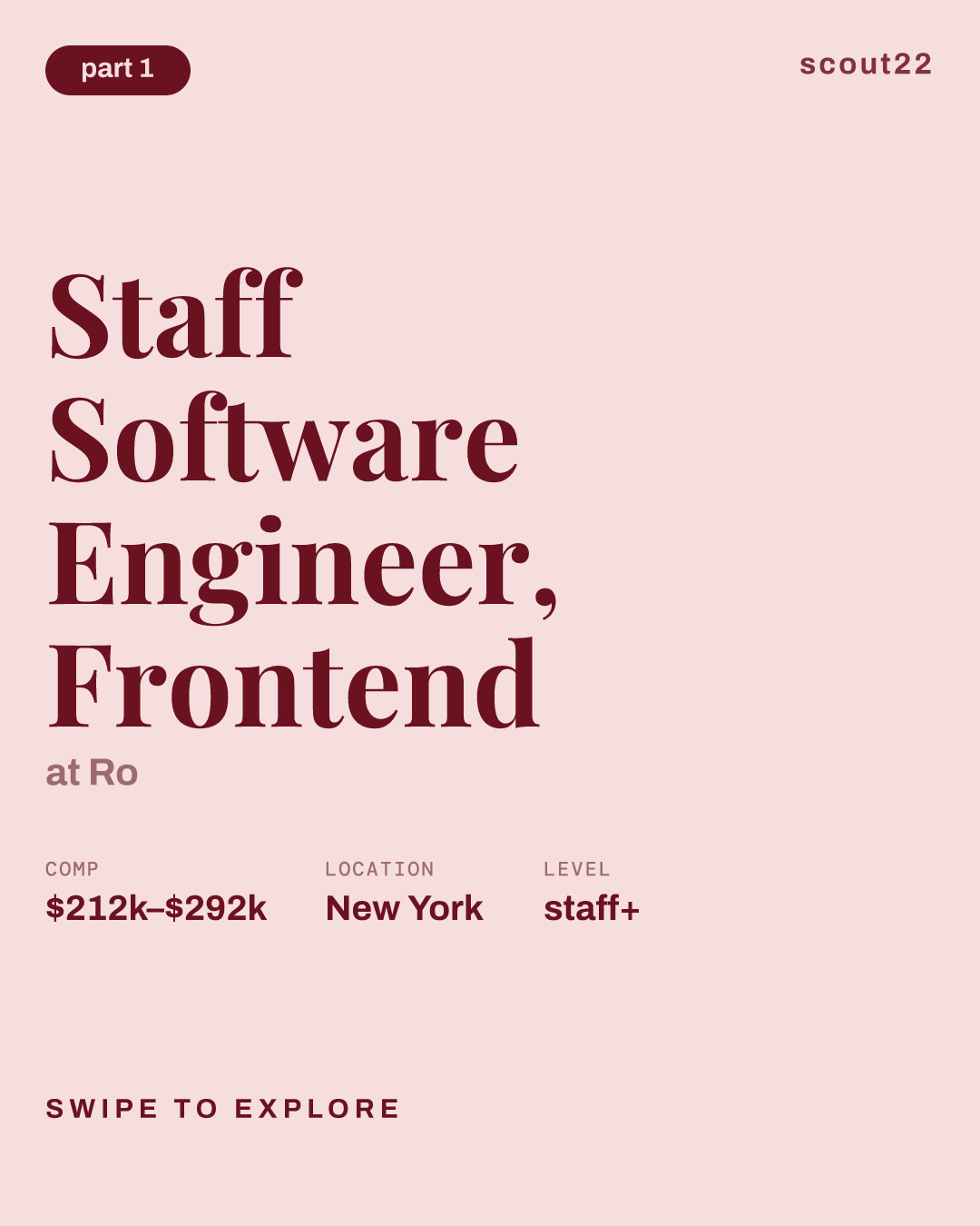 Staff Software Engineer, Frontend at Ro