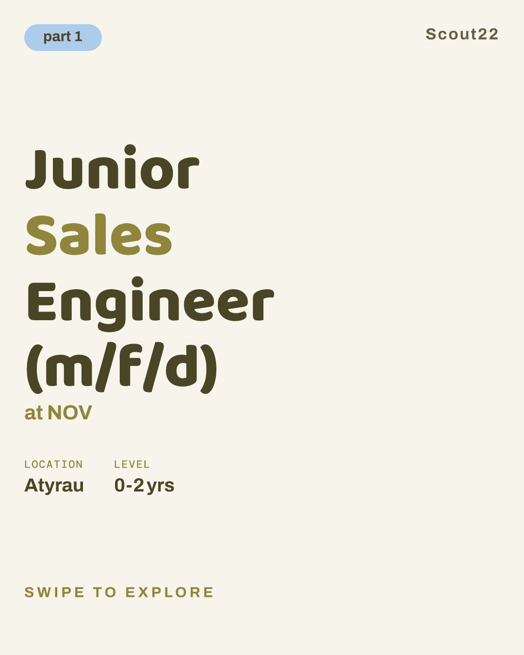 Junior Sales Engineer (m/f/d) at NOV