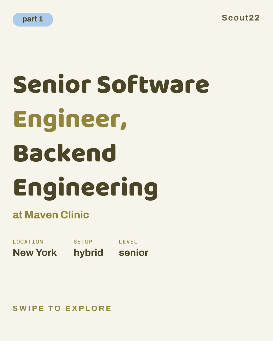 Senior Software Engineer, Backend Engineering at Maven Clinic
