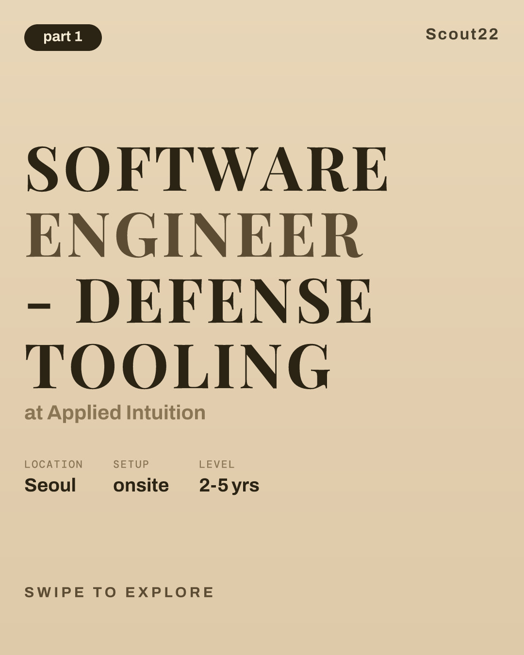 Software Engineer - Defense Tooling at Applied Intuition