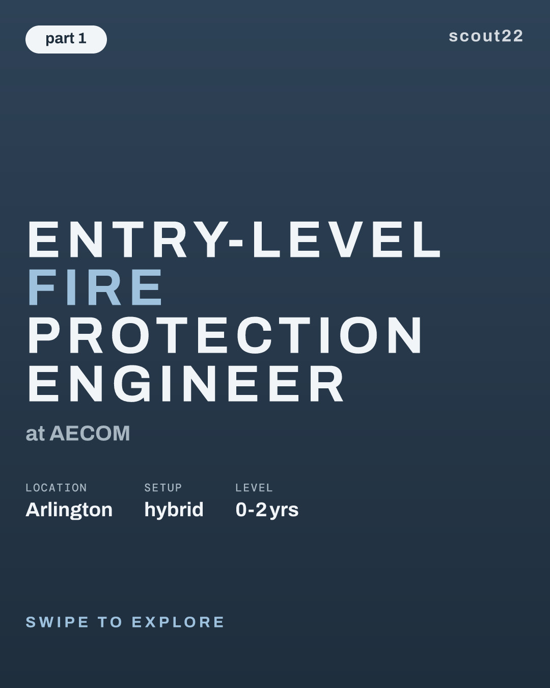 Entry-Level Fire Protection Engineer at AECOM