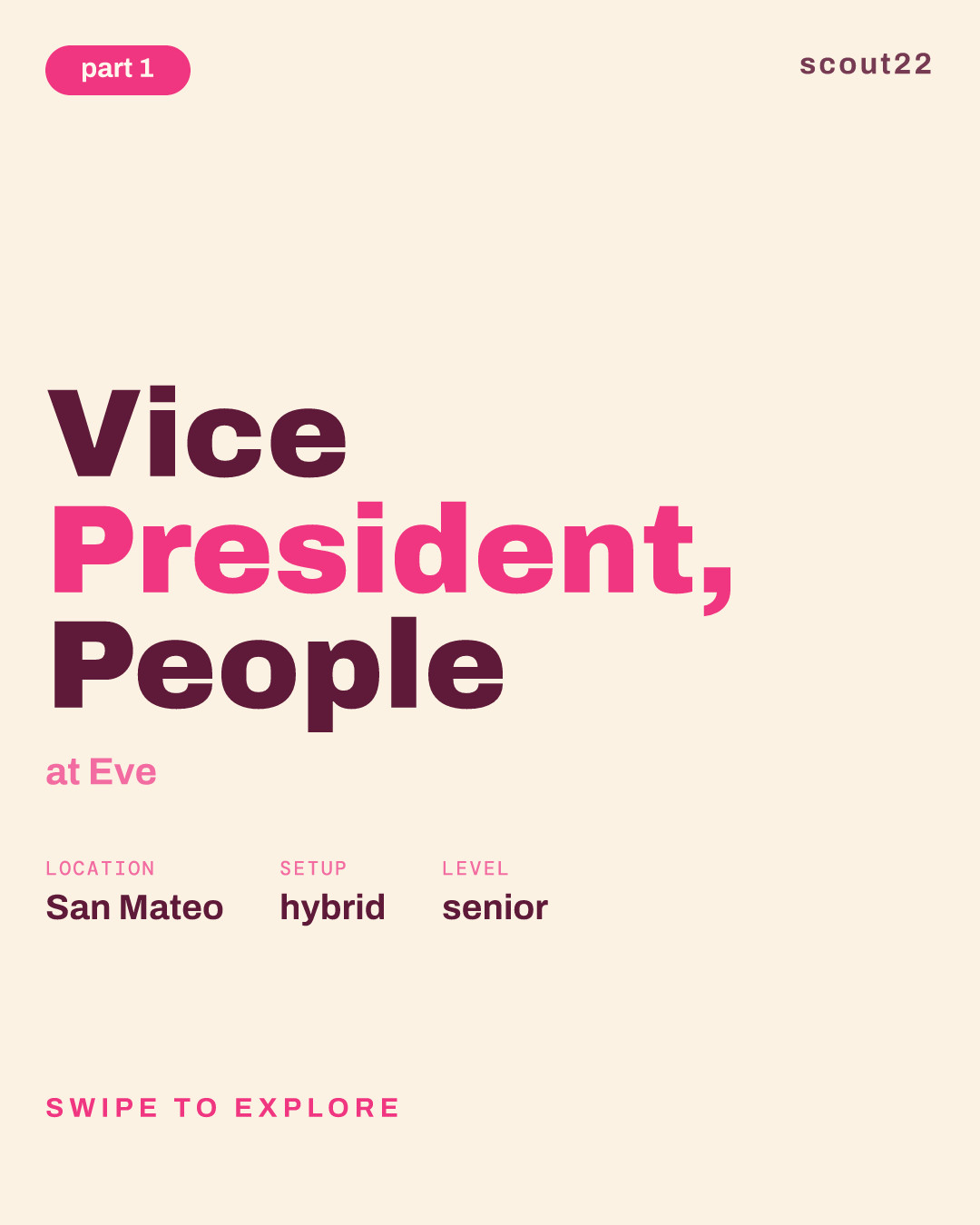 Vice President, People at Eve