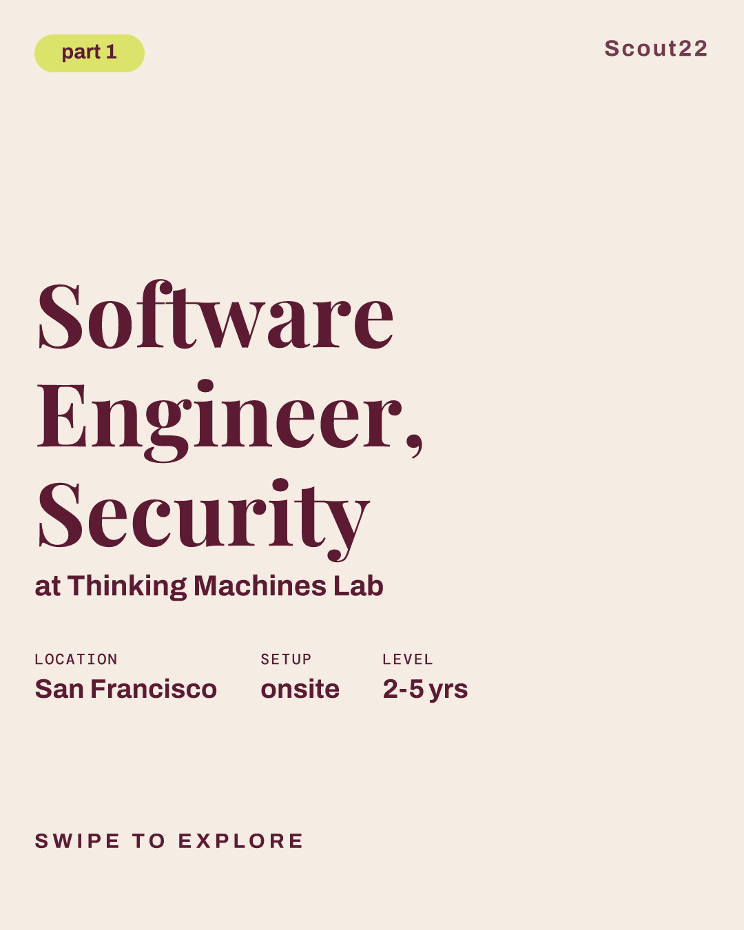 Software Engineer, Security at Thinking Machines Lab