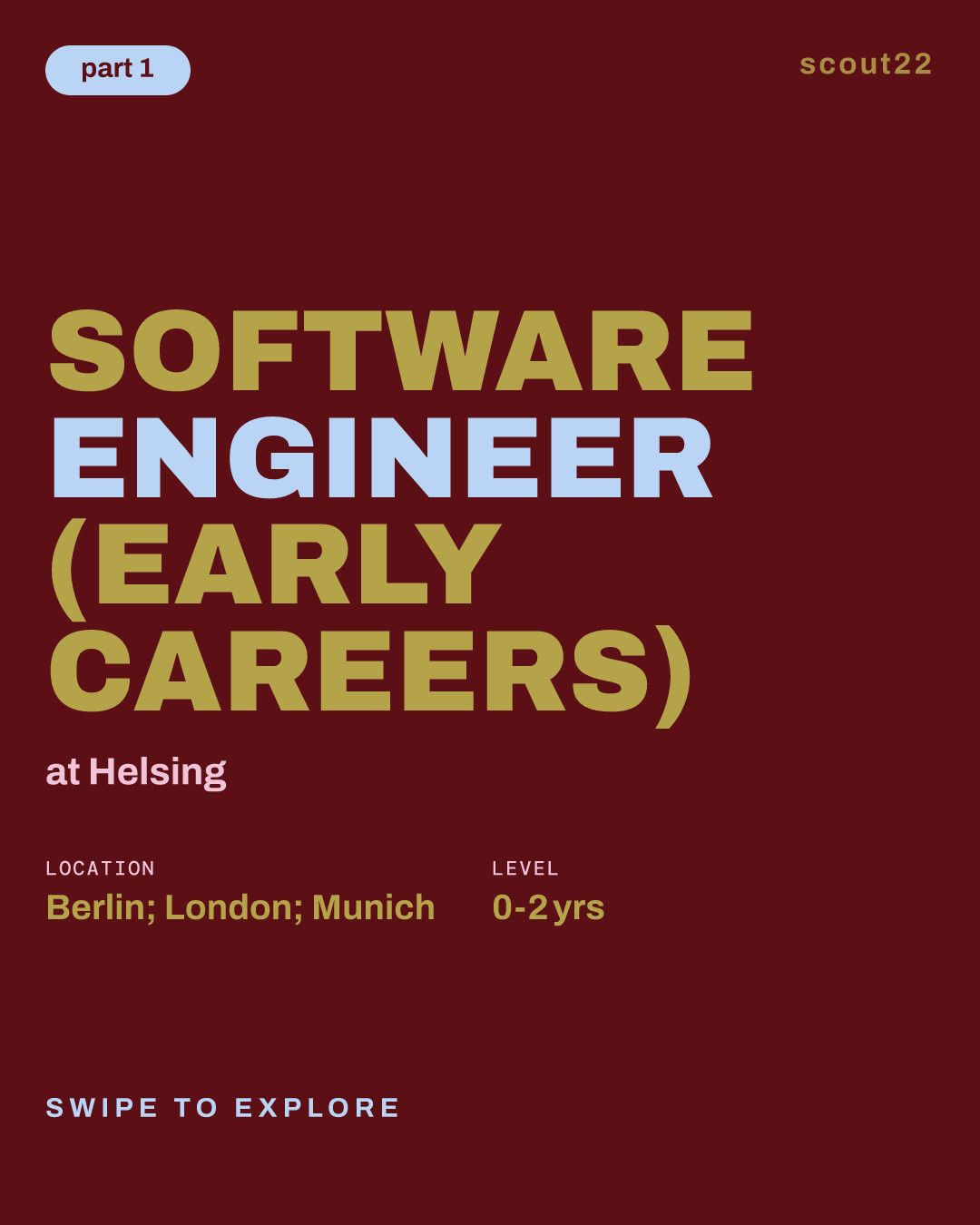 Software Engineer (Early Careers) at Helsing