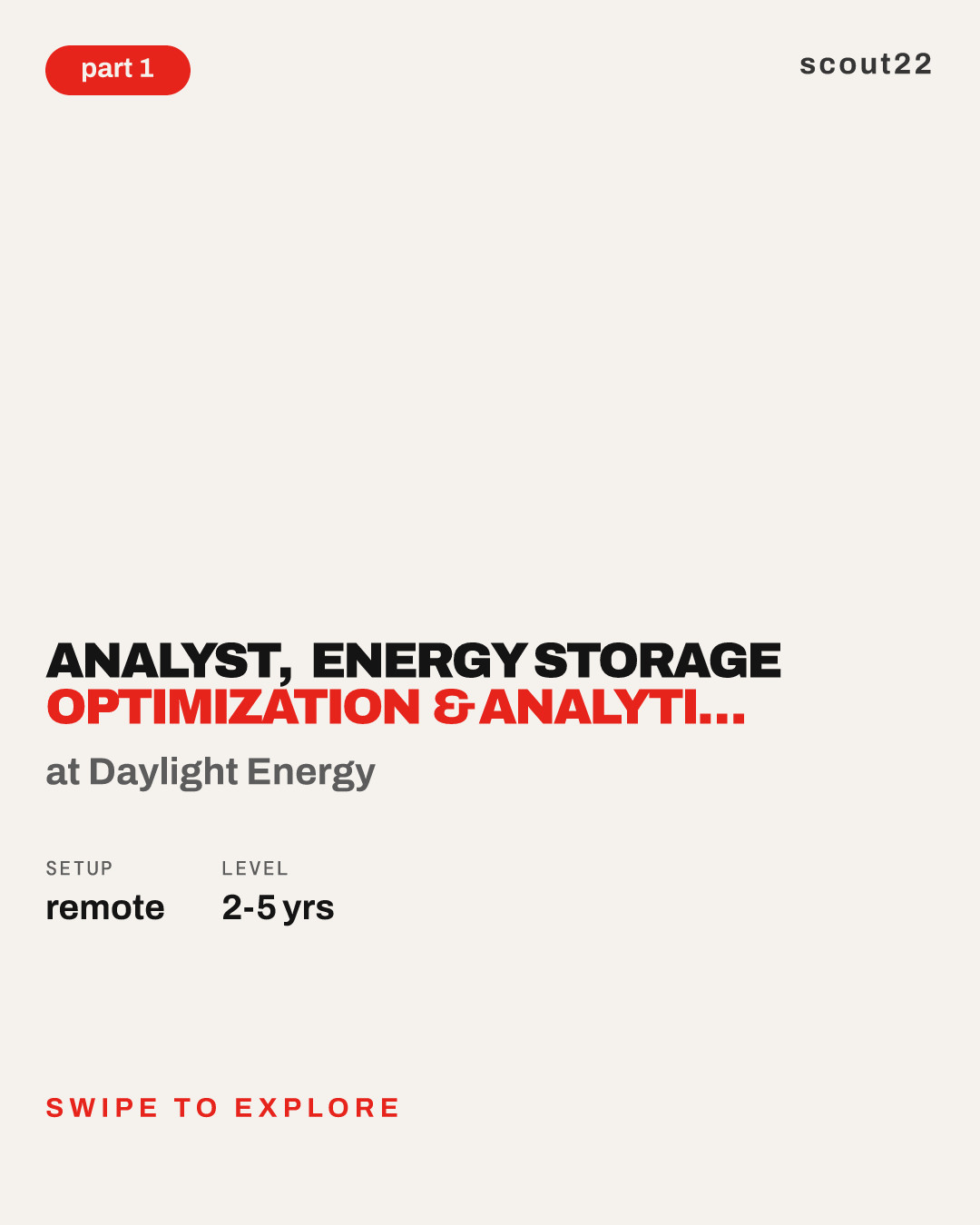 Analyst, Energy Storage Optimization & Analytics at Daylight Energy