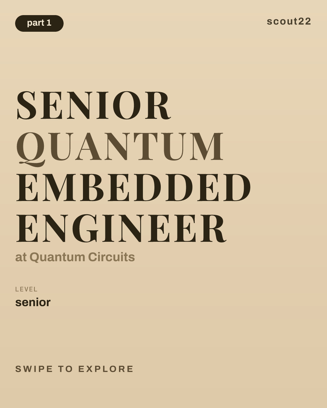 Senior Quantum Embedded Engineer at Quantum Circuits