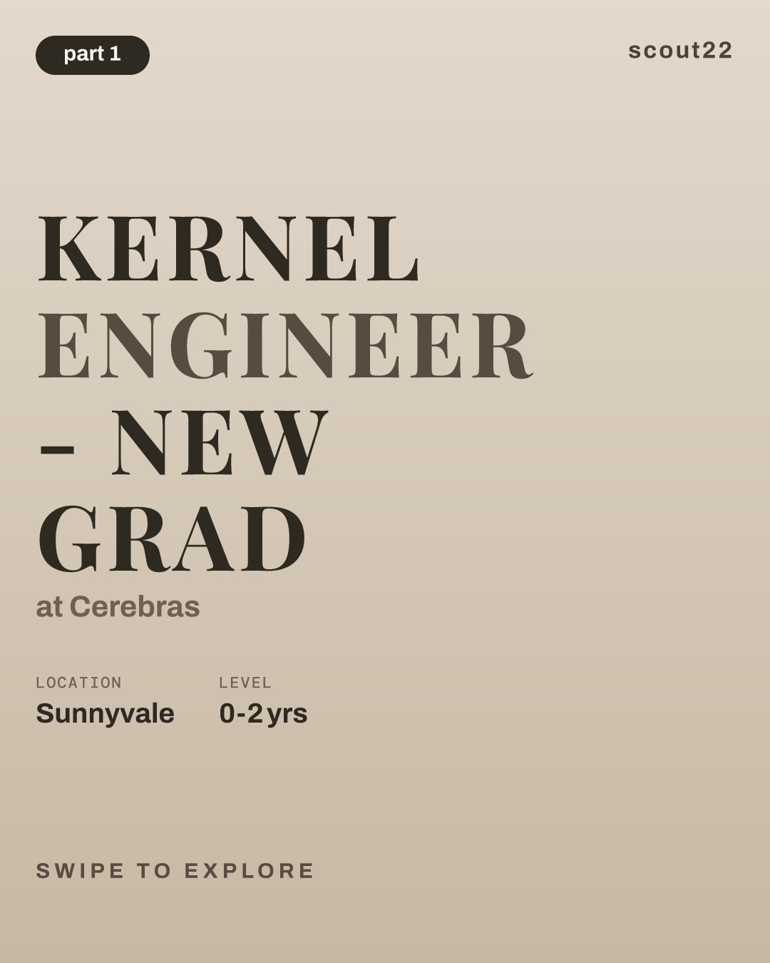 Kernel Engineer - New Grad at Cerebras