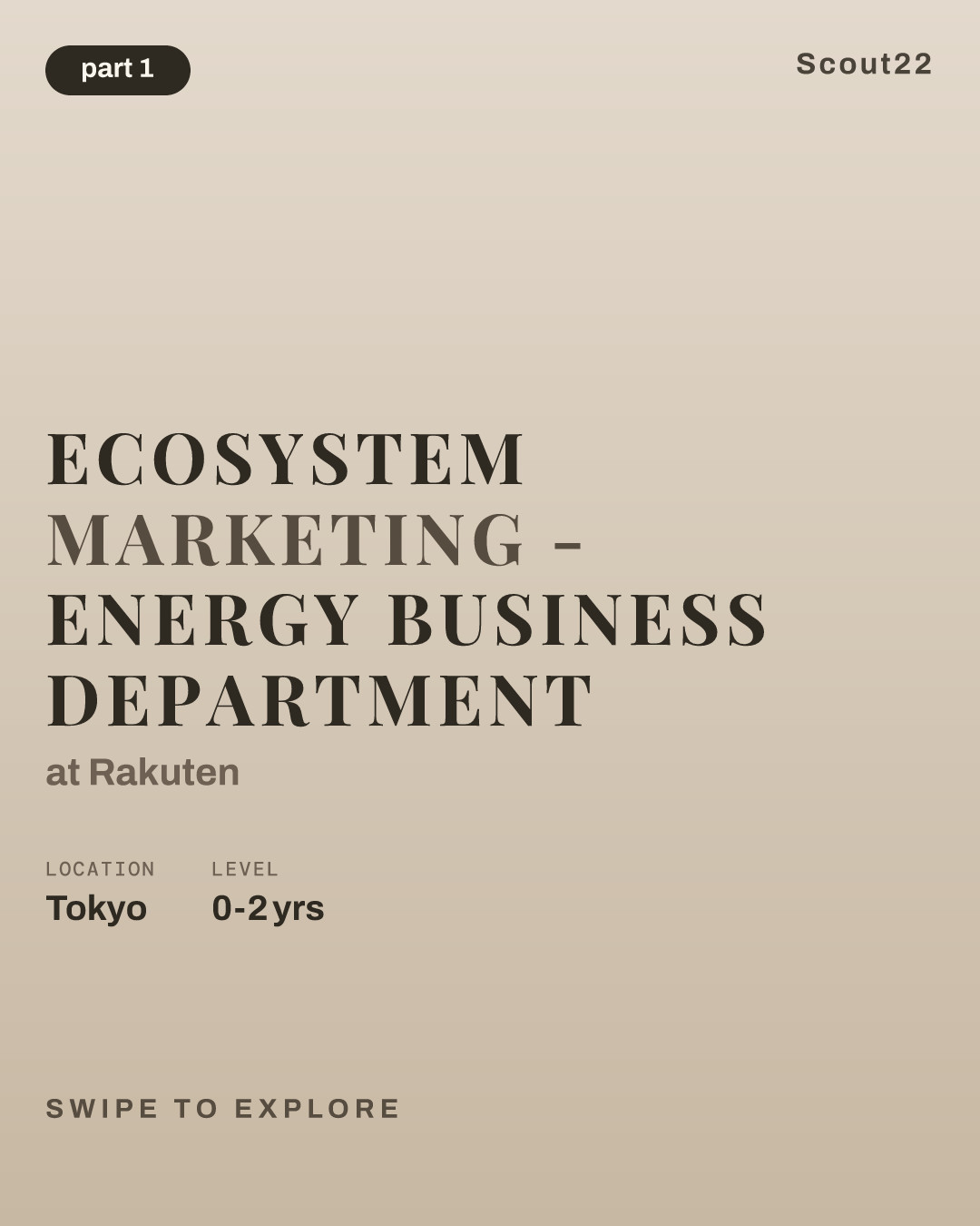 Ecosystem Marketing - Energy Business Department at Rakuten