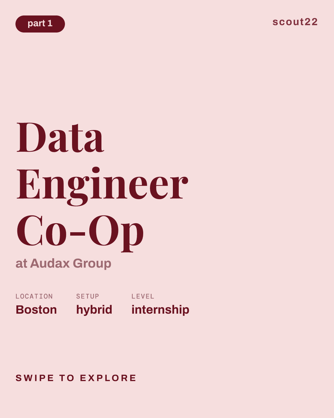 Data Engineer Co-Op at Audax Group
