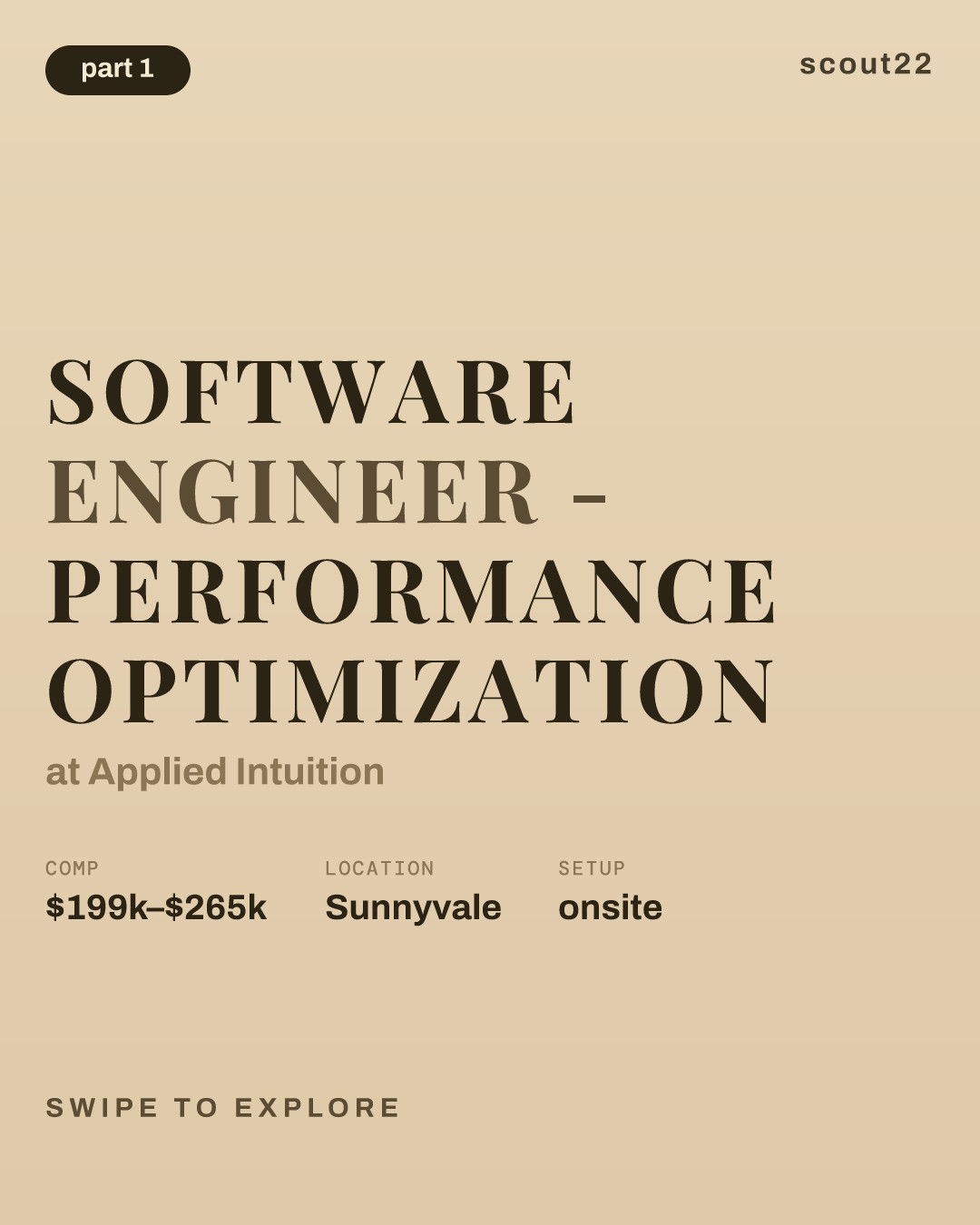 Software Engineer - Performance Optimization at Applied Intuition