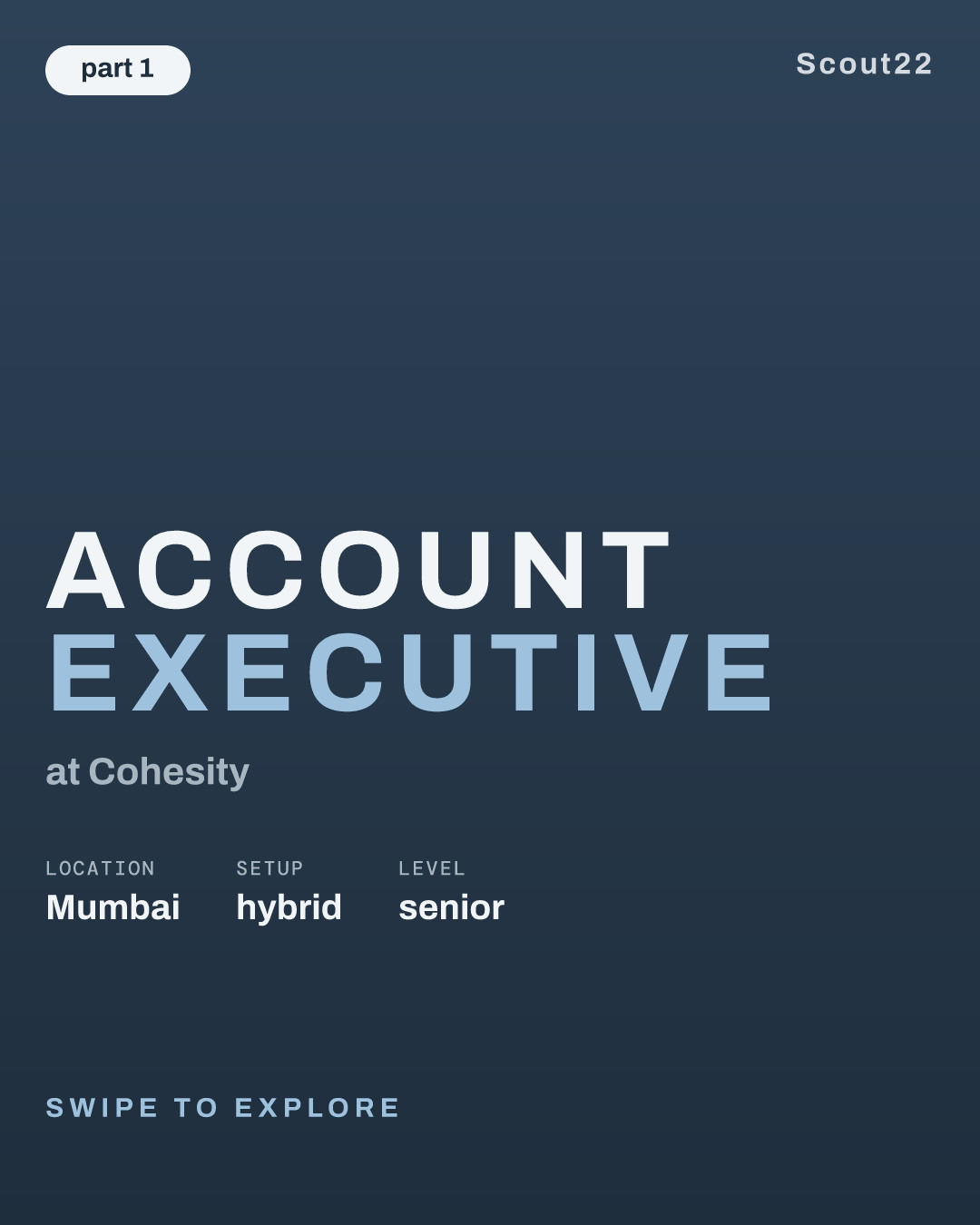 Account Executive at Cohesity