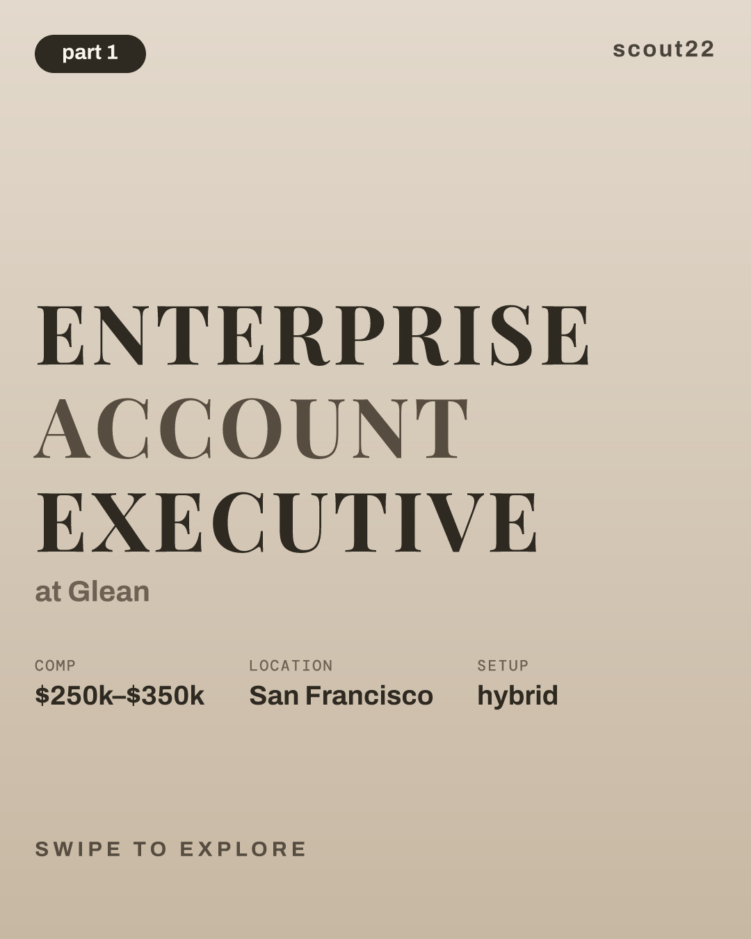 Enterprise Account Executive at Glean