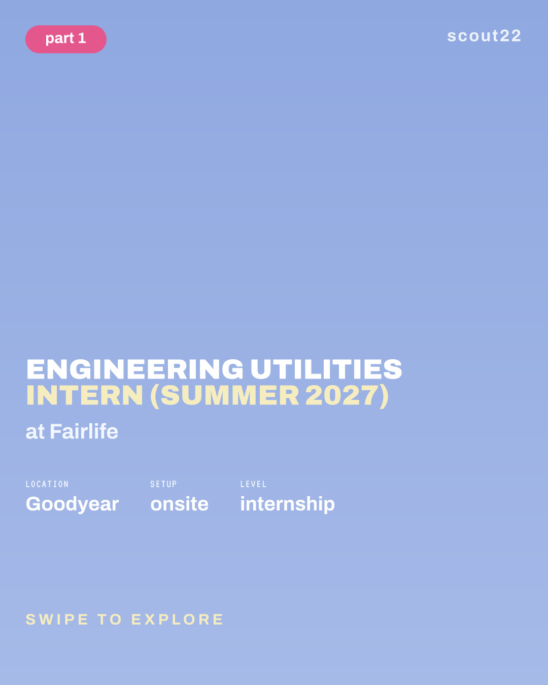 Engineering Utilities Intern (Summer 2027) at Fairlife