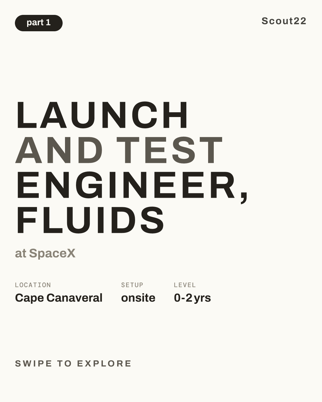 Launch and Test Engineer, Fluids at SpaceX