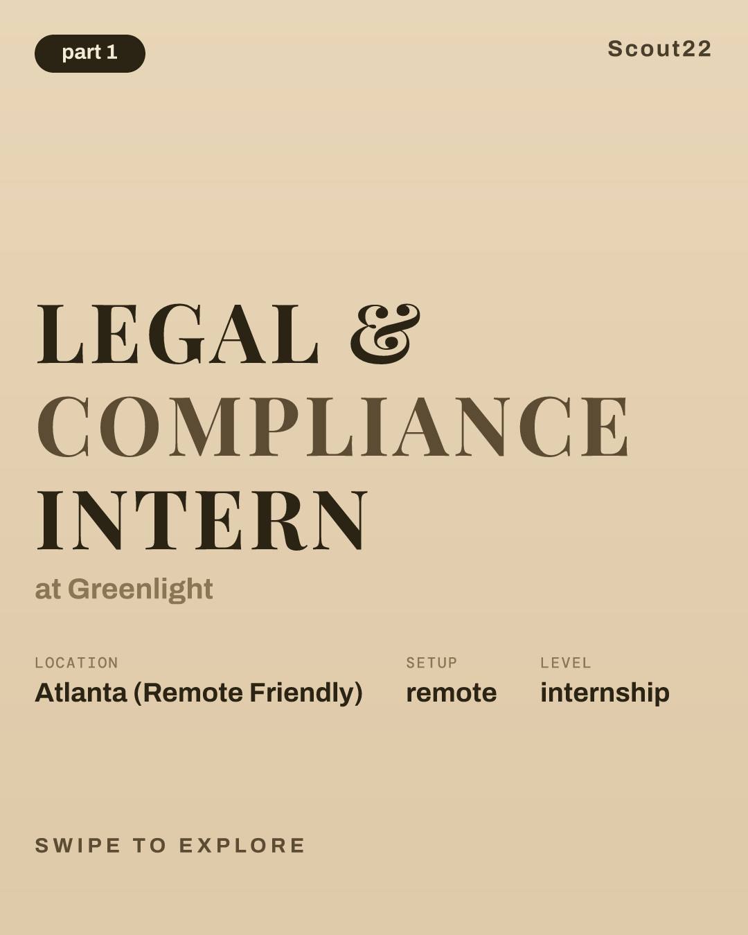 Legal & Compliance Intern at Greenlight